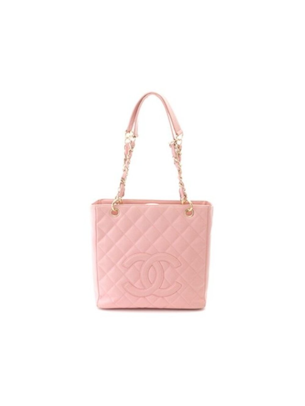 Chanel Petite Shopping Tote Bag PST Pink Caviar 8